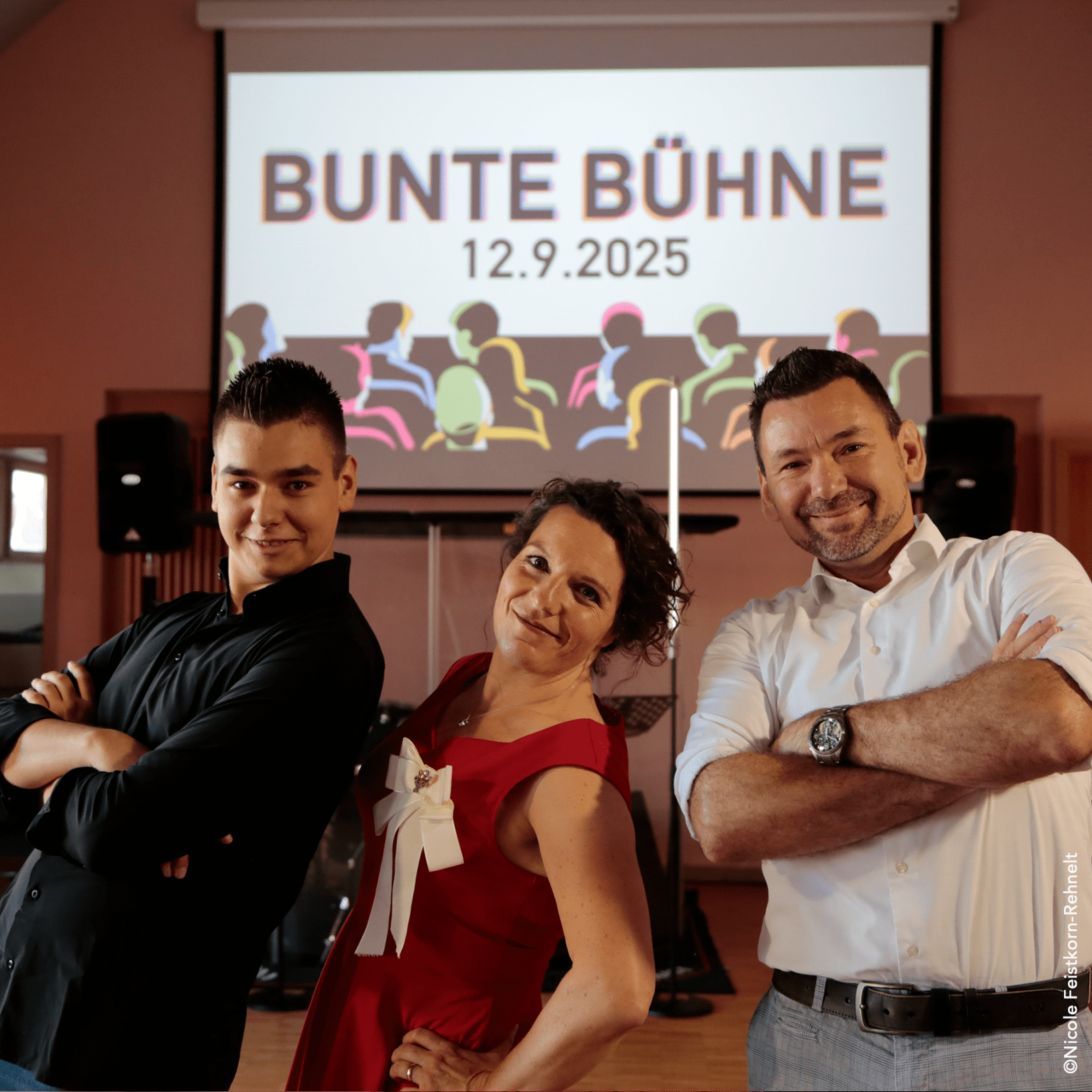 Bunte_Bühne_12.09.2025_Lucas_Rehnelt_Ulrike_Ewald_Roger_Rehnelt